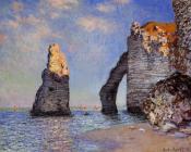 克劳德 莫奈 : The Rock Needle and the Porte d'Aval